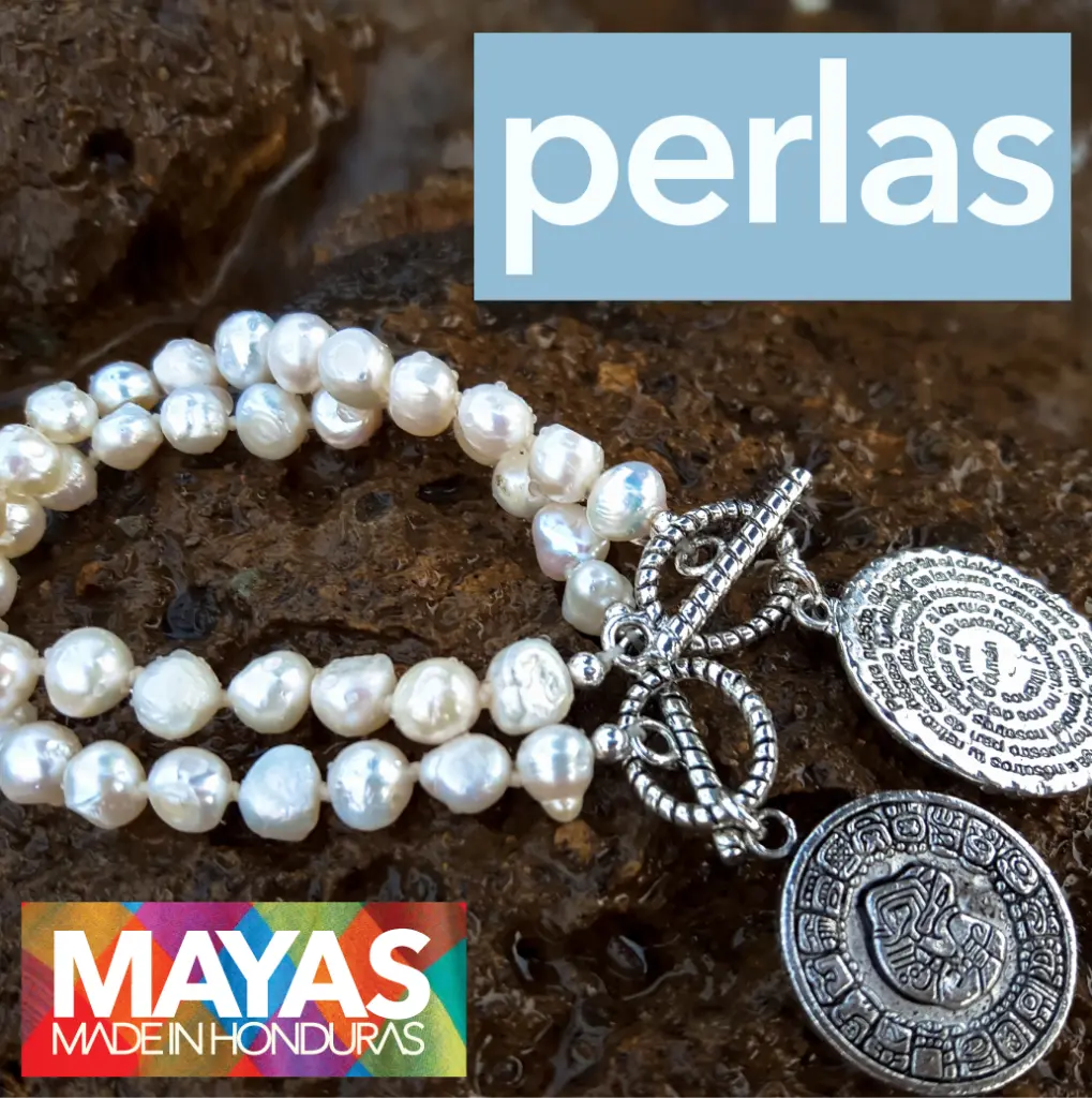 A Mayas social ad: the product photograph with a line of type over it