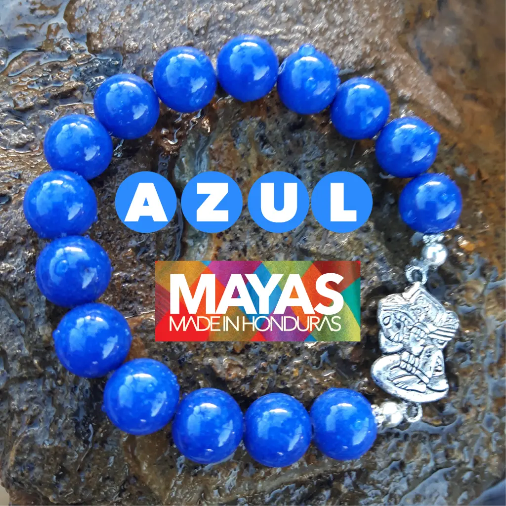 A Mayas social ad: the product photograph with a line of type over it