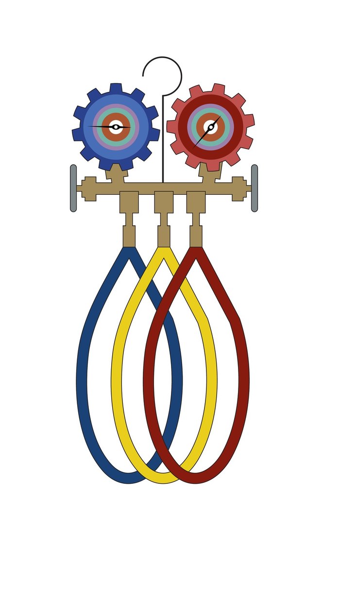 The manifold redrawn as vector